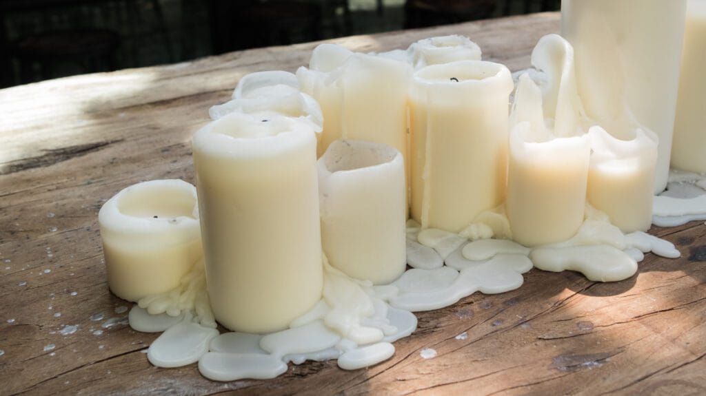 Candle wax