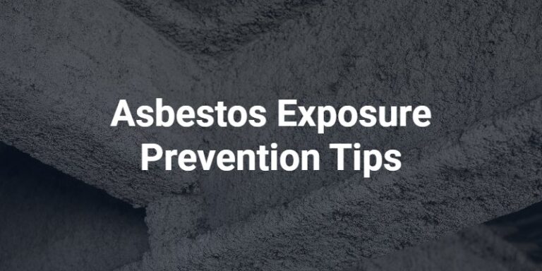 Asbestos Exposure Prevention Tips