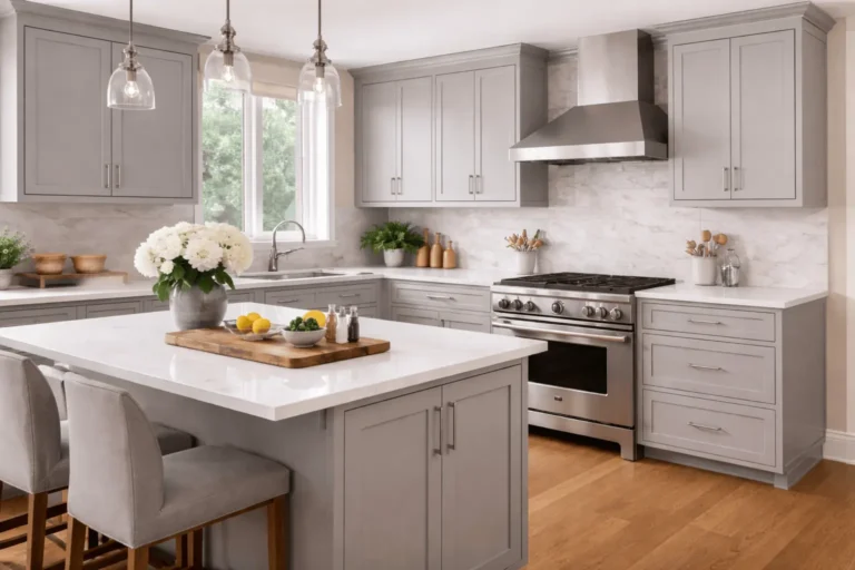Gray Kitchen Cabinets