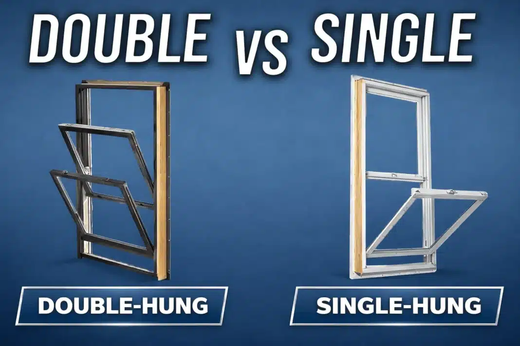 Single-Hung vs. Double-Hung Windows: Which Is Right for Your Home?