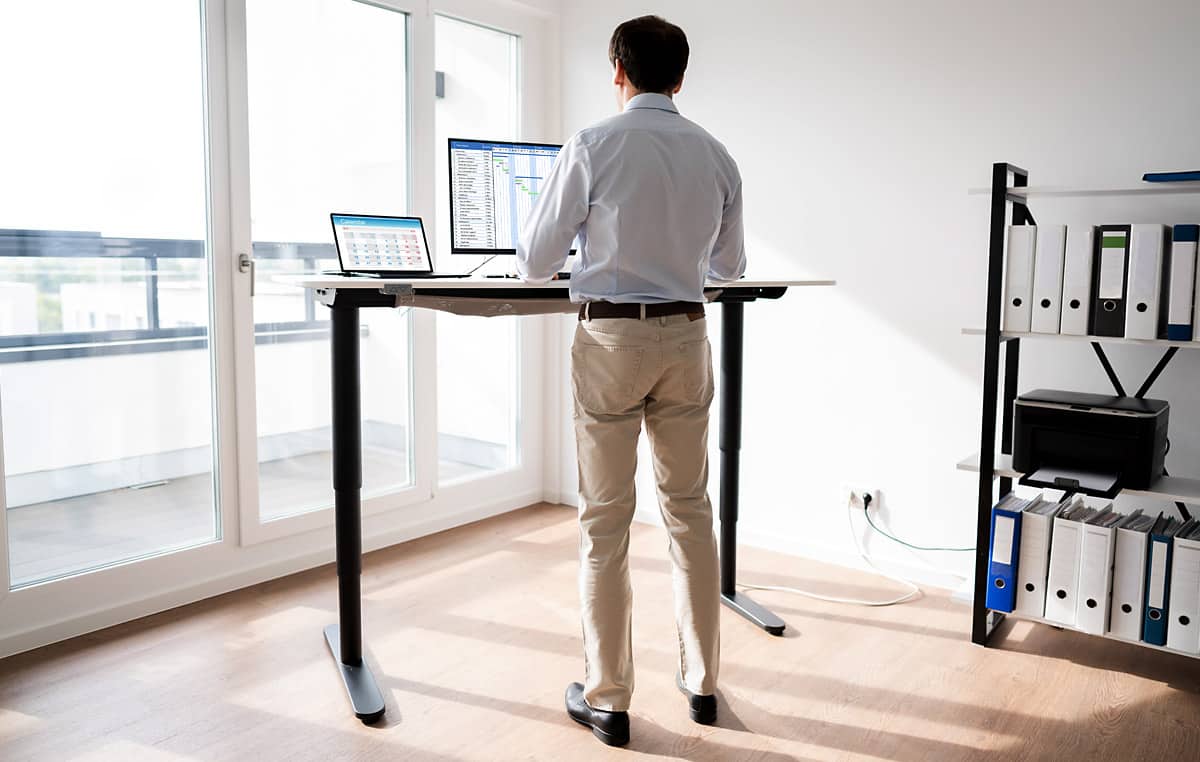 A riser desk